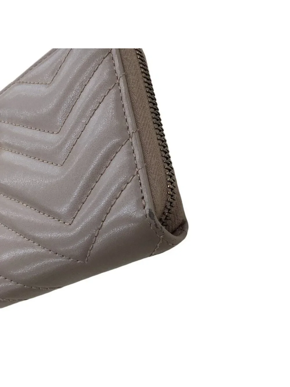 ★SOLD★ Gucci Wallet GG Marmont Pink Beige - Picture 5 of 10